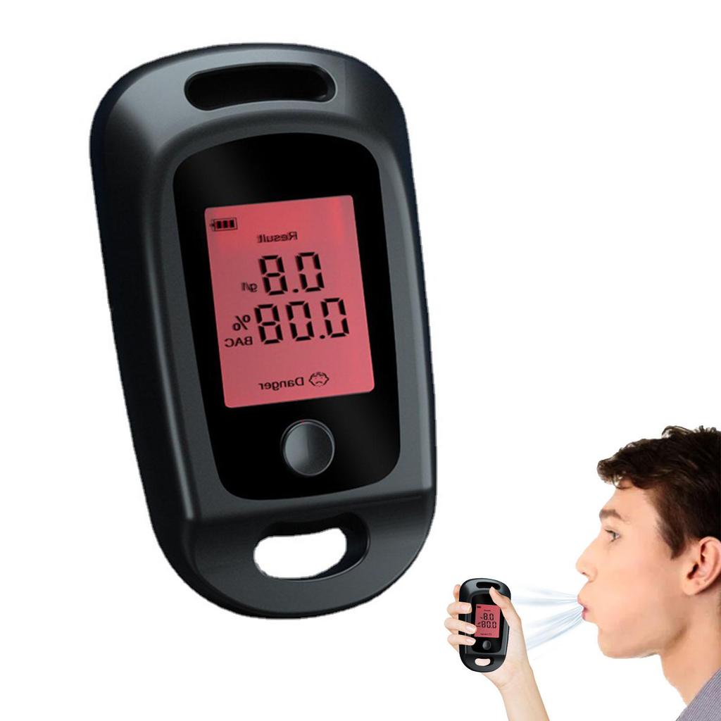 Portable Blowing Type Tester Handheld High Precision Breathalyzer Usb Rechargeable Digital Breath Tester