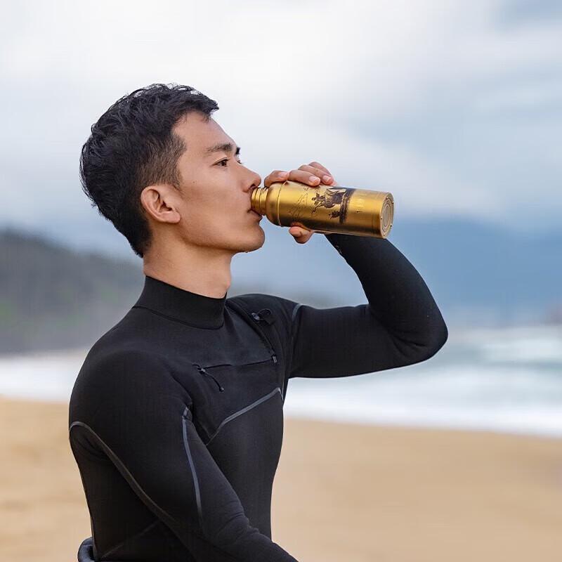 Thermos Retro Nautical Serie Edelstahl Isolierflasche