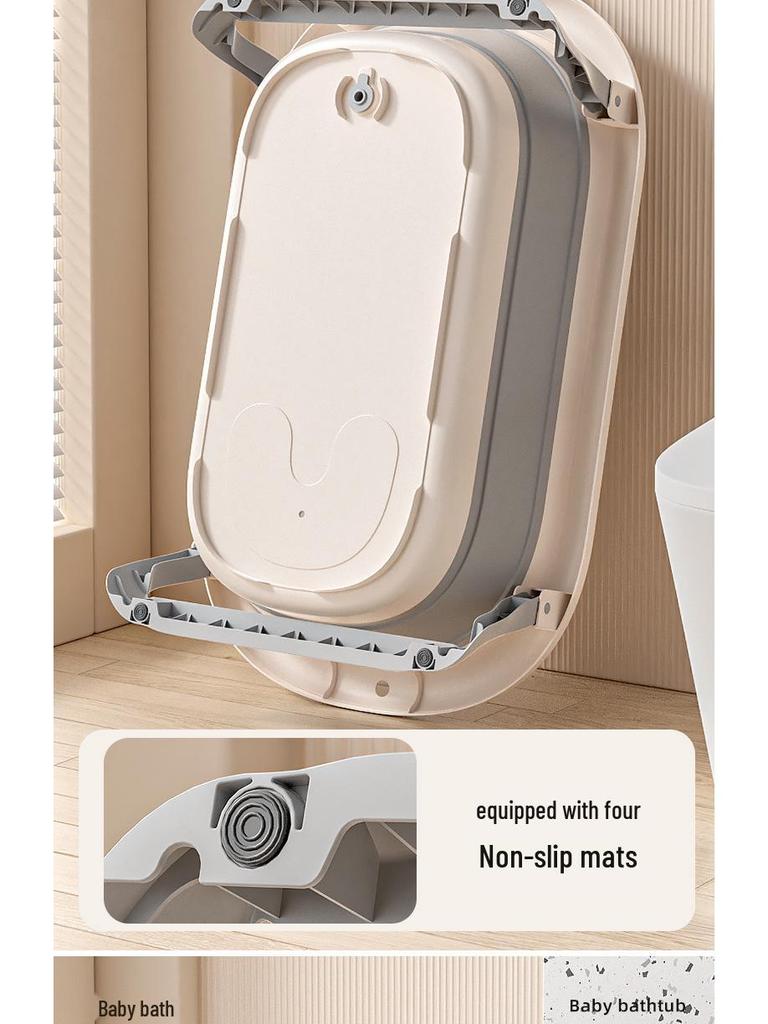 Foldable Baby Bathtub - Large, Reclining, for Toddlers & Newborns
