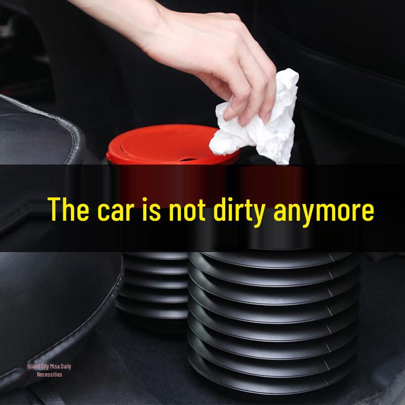 Foldable Multi-Purpose Car Trash Can and Storage