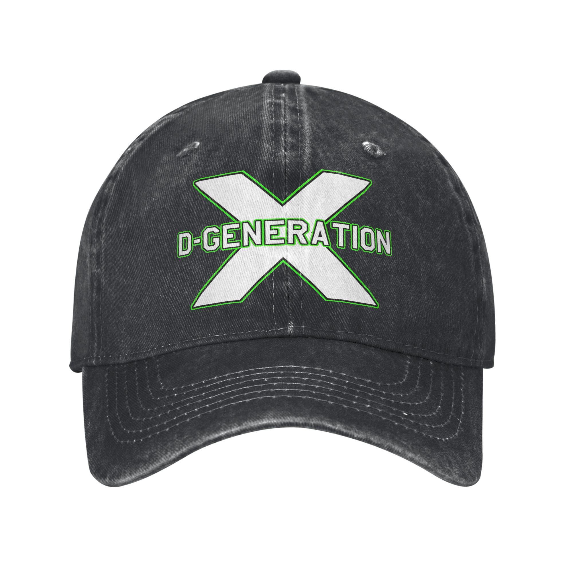 

D-Generation X Logo Trucker Hats Merch For Baseball Caps wrestling wrestlers Vintage Headwear Sun Caps Adjustable