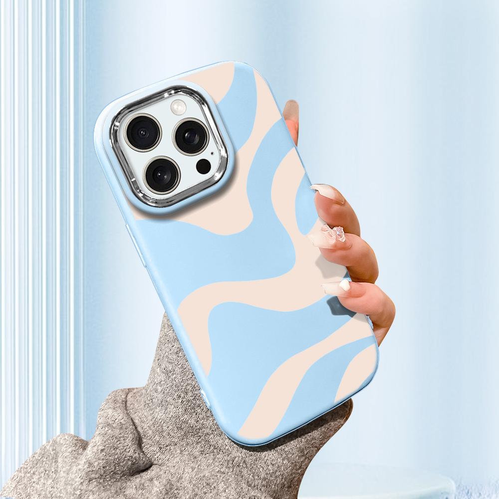 Solid Color Silver Edge Lens Fatty Casing Soft TPU Liquid Silicone Cover Shockproof Phone Case for Huawei Honor iPhone Infinix Tecno Vivo