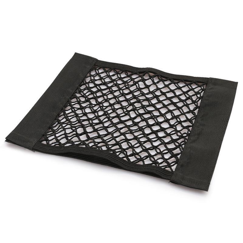 Car Trunk Storage Mesh Pocket & Fire Extinguisher Holder Organizer