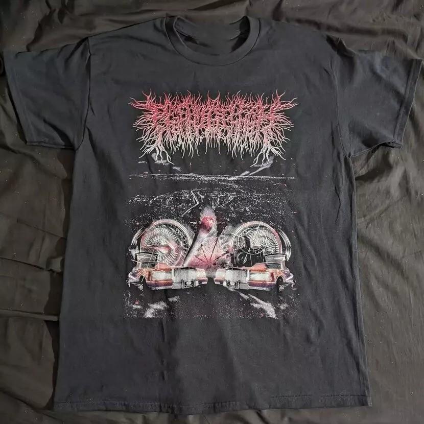 New Popular PeelingFlesh Black T-Shirt Cotton Full Size S-5XL