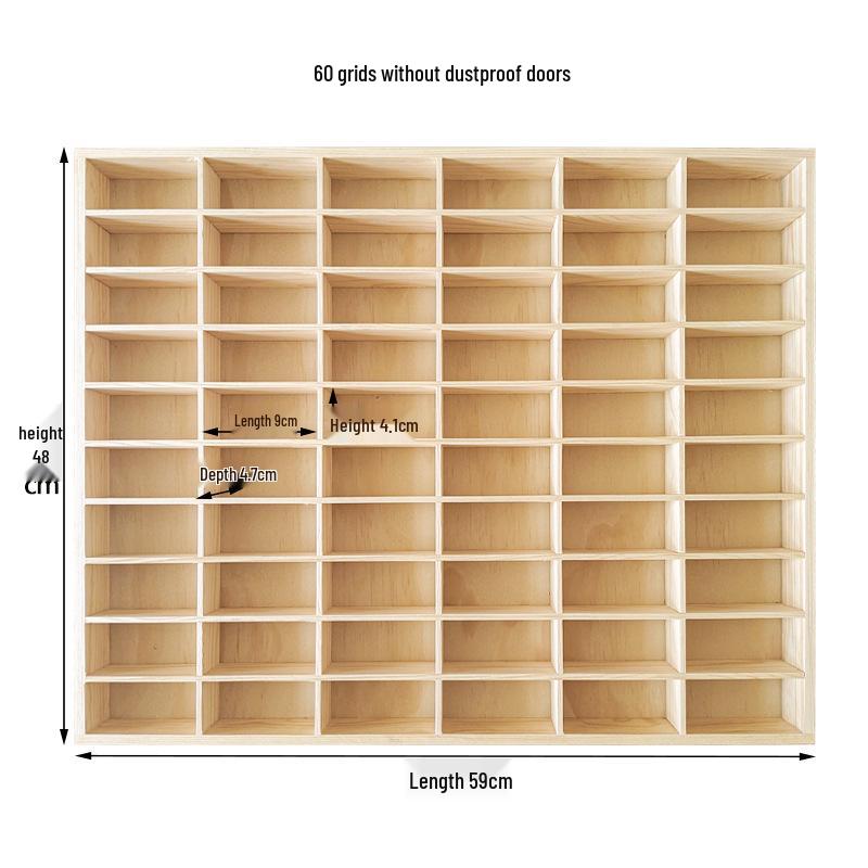 Diecast Car Model Display Rack for Tomica & Hot Wheels - Wall-Mounted Storage Cabinet for Toy Cars