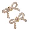 Sparkling Shoe Decoration Trendy Bowknot Shoe Accessory Versatile Shoe Clip Fashionable Crystal Shoe Buckles Charm