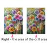 DIY 5D Diamond Painting S10097 Dandelion 40x30 Full Drill Crystal Rhinestone Embroidery Paintings Arts Craft for Home Wall Decor