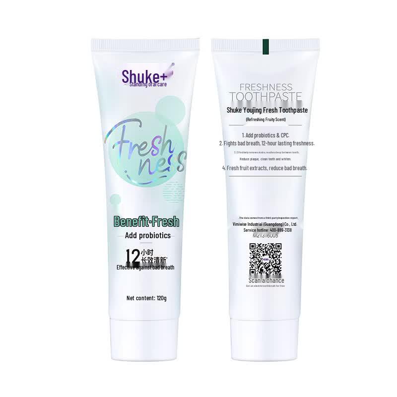 Shuke Probiotic Fresh Fruit Flavor Toothpaste