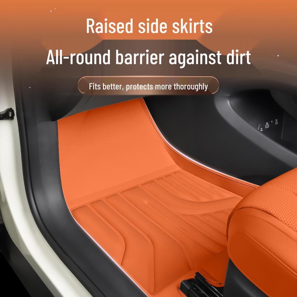 Eco-Friendly Dual-Layer Floor Mats for Yipai 007: Waterproof, Dustproof, and Custom-Fit Automotive Interior Accessories.