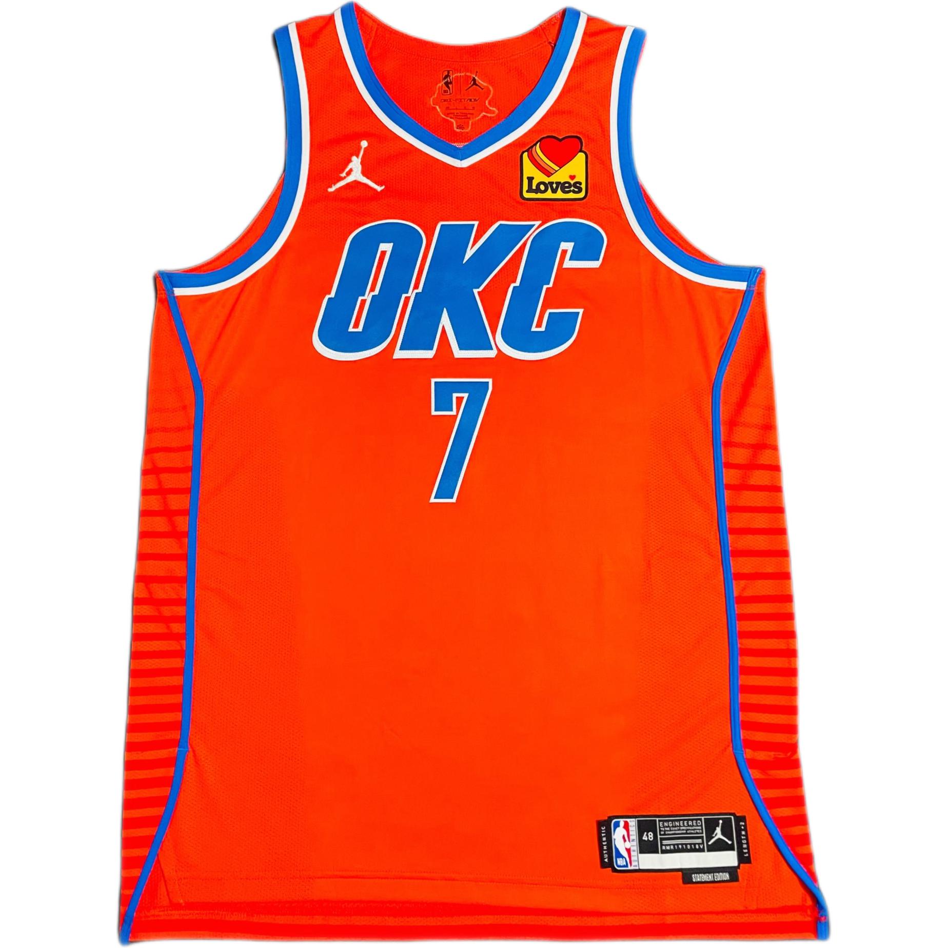 

Nike NBA Thunder Chet Holmgren Declaration Edition AU Champion Logo V-Neck Basketball Jersey Unisex jersey CV8863-893 XL