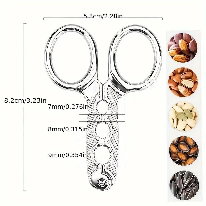 1PC Multi-function Nibbling Melon Seeds Household Tools Melon Seed Pliers Shelling Device Artifact Lazy Pine Nut Clip Scissors Shelling