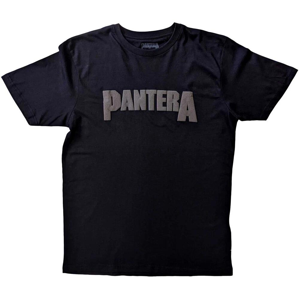 Pantera - Leaf Skull Hi Build Logo - Black t-shirt XL