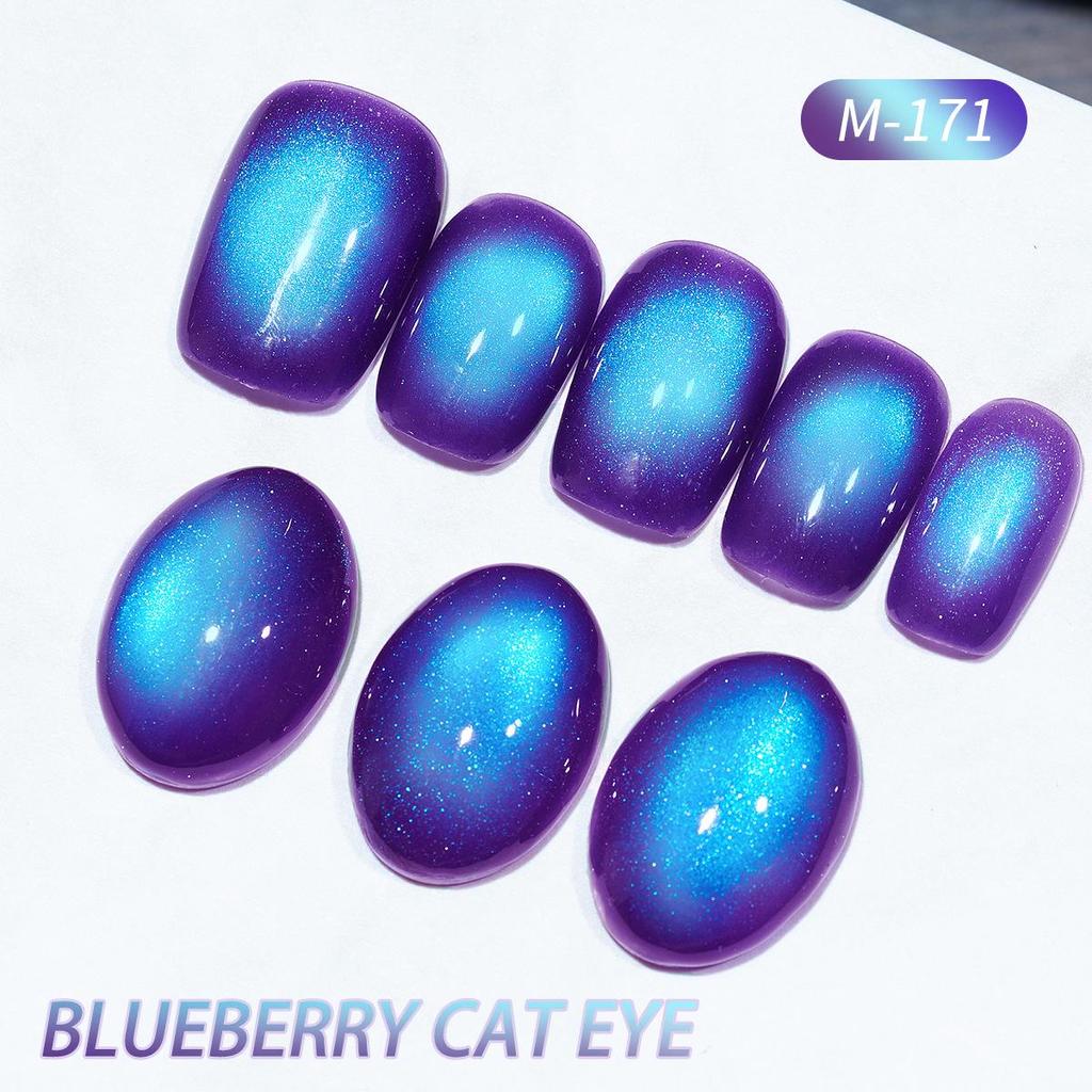 2025 Special Formula Temperament Whitening Blueberry Cat Eye Gel Polish