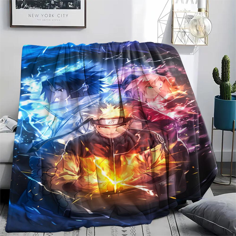 1Pc Cartoon Print Flannel Blanket, High Quality Comfortable for All Seasons, Home Decor, Warmth and Comfort, Perfect for Christmas Birthday Gift