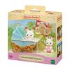 Sylvanian Families Chocolate Rabbit Dreamland Set (5806) + Chocolate Rabbit Twins & Stroller Set (5432) Bundle