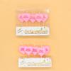 New Cute 5-pack Heart-shaped Letters Happy Birthday Candles Valentine's Day Pink Small Love Candles