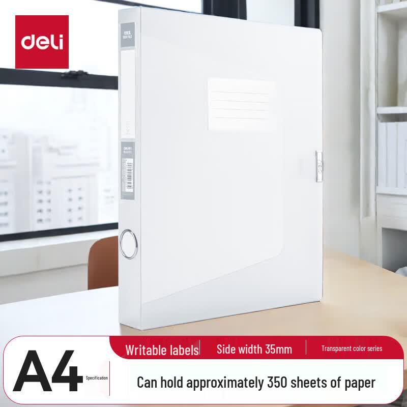 Deli A4 Plastic File Box