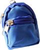 Blue Mini Doll Backpack School Bag Model Dollhouse School Accessory Scale Dollhouse Decoration Simulation Mini School Bag Model Dollhouse 1 1/6