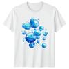Blue Water Bubbles TShirt Ocean Life Gift For Him And Her