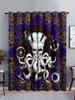 Curtains Skull Series Bedroom Sunshade Halloween Digital Printing Blackout Curtain Punching