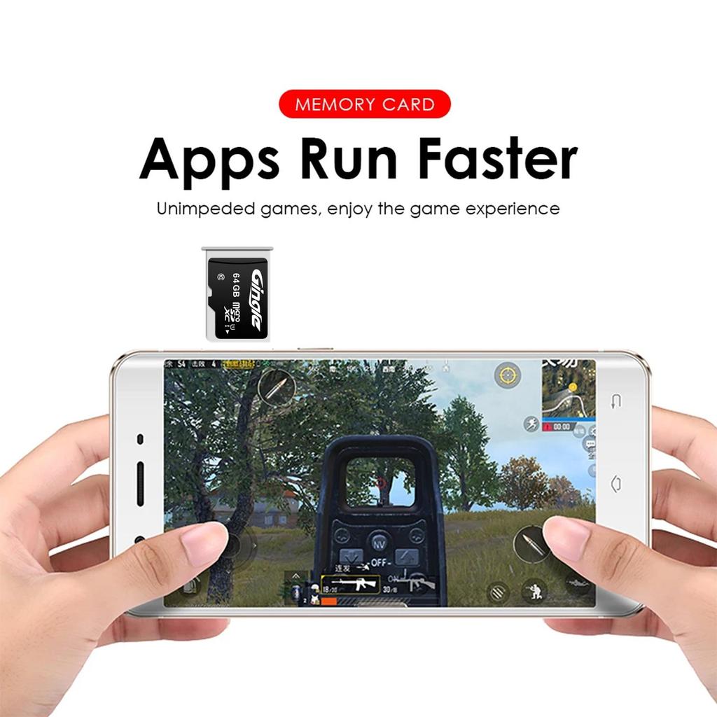 Memory Card 64GB Micro SD Card SD TF Card Flash Card Class10 Memory Card 64 GB microSD TF C10 64G SDXC + card reader SD adapter Memory Card for Phone
