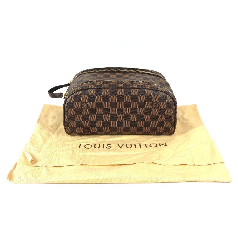 Louis Vuitton N47527 Damier Trousse Toilette King Size Pouch Clutch Bag