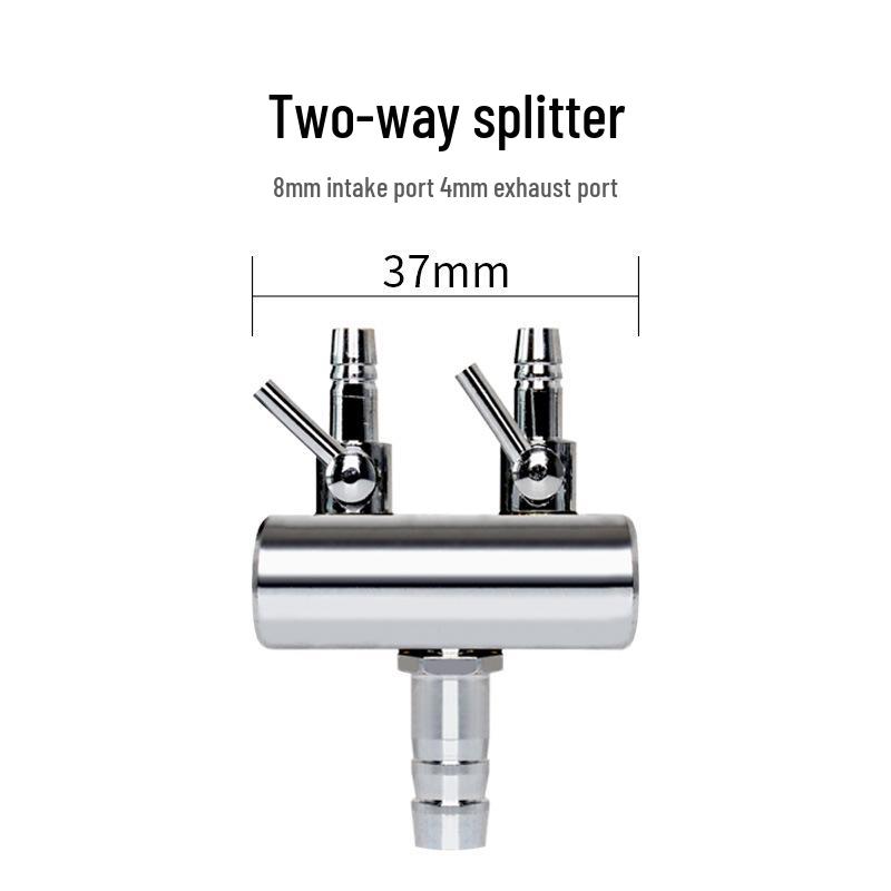 Fish Tank Oxygen Pump Splitter Valve - Aquarium Aerator Accessories