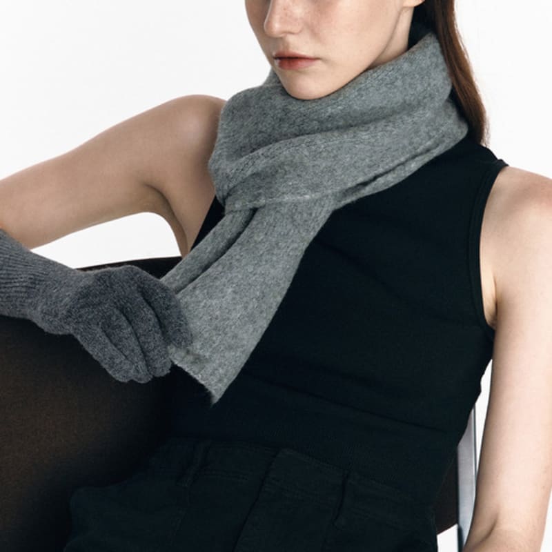 BRIGHTEN Wool Mini Muffler (6colors)