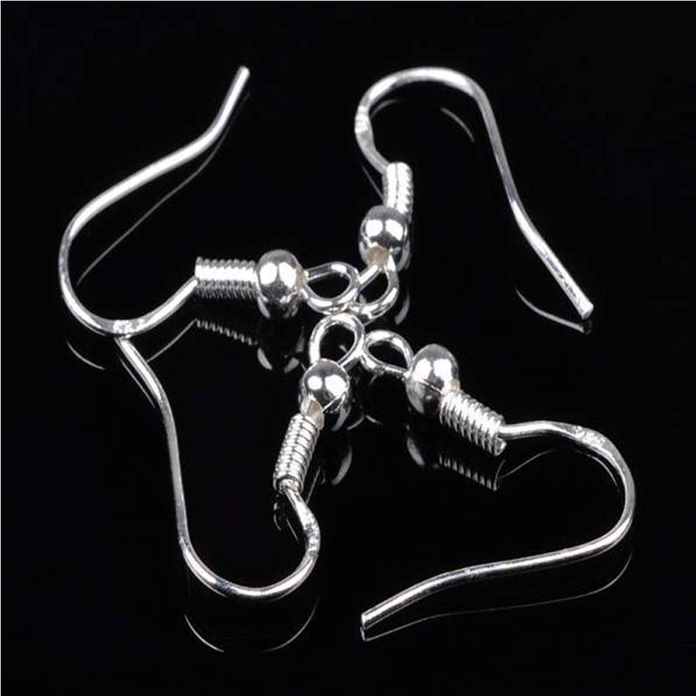 100ks Hook Coil Fashion DIY náušnicový háček na výrobu šperků
