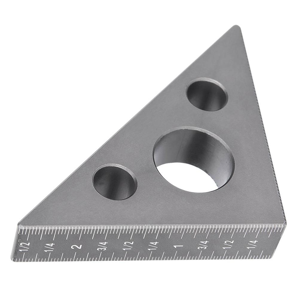 Aluminum Alloy Right Angle Ruler Layout Square  For DIY Woodworking Workshop