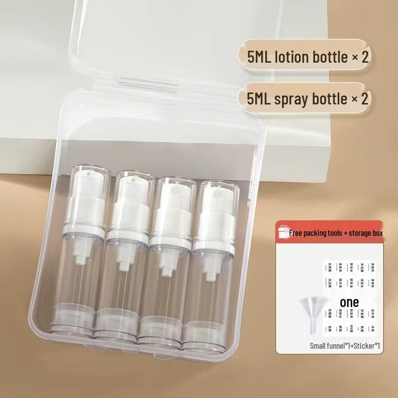 Miling Vacuum Travel Dispenser Bottle Set
