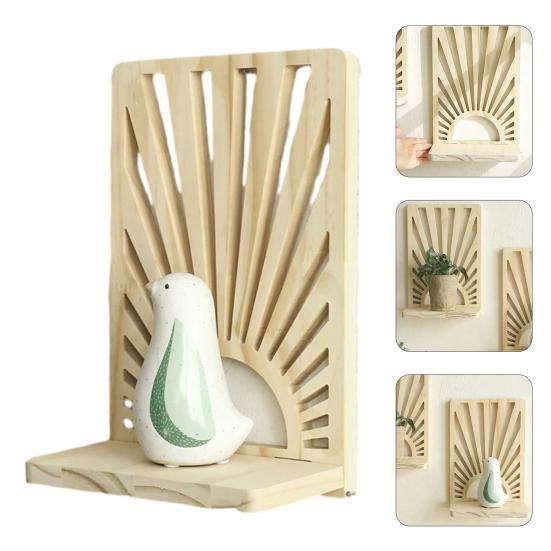 Wandmontiertes Aufbewahrungsregal Blumentopf-Ausstellungsregal Hohe Tragfähigkeit Hohe Haltbarkeit Einfach