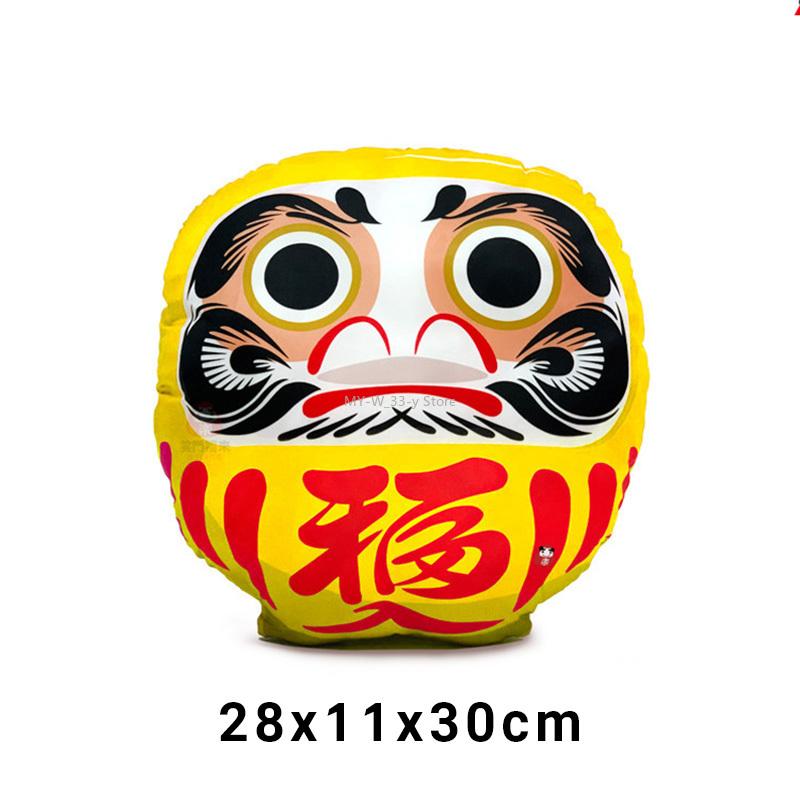 Japanese Daruma Lucky Cat Fortune Ornament Cushion Pillow Izakaya Tatami-style Decor Traditional Japanese Style Decoration