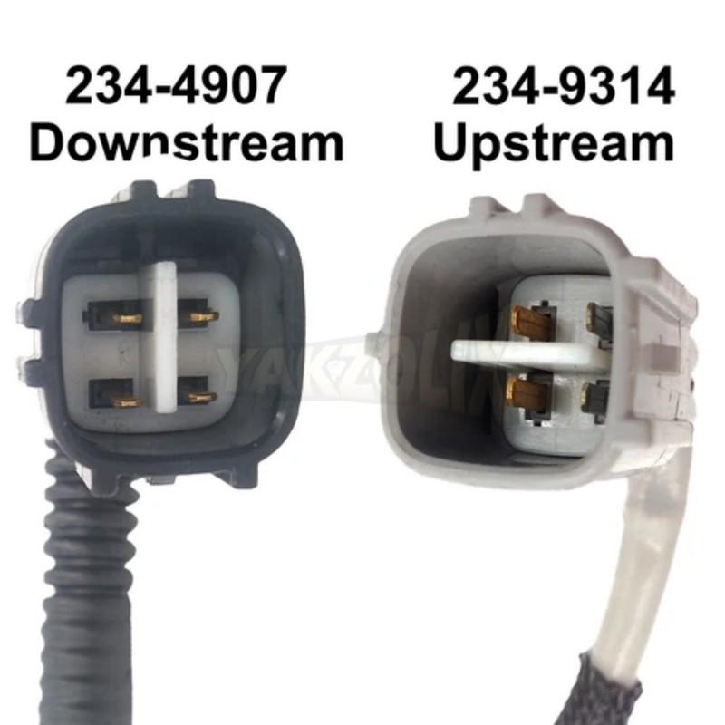 2Pcs Oxygen O2 Sensor 234-9314 234-4907 for Subaru Outback Legacy 2.5L 2014 2015 2016 2017 Front Rear Lambda Upstream Downstream