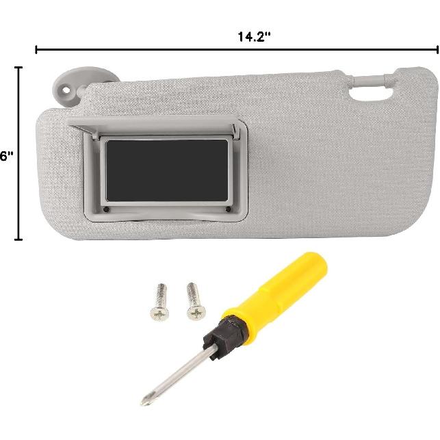 Car Sun Visor, Left Driver Side Sun Visor Rugged Long Lasting for