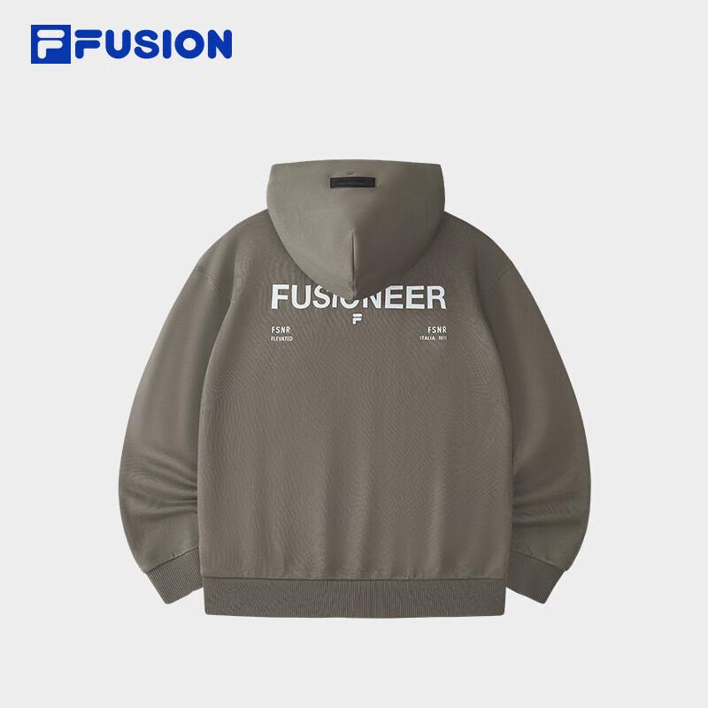 FILA FUSION 2025 Spring Pure Cotton Hooded Sweatshirt