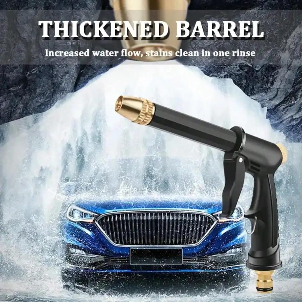Draagbaar Hogedruk Waterpistool Voor Reiniging Autowasmachine Tuinbewatering Slangmondstuk Sproeier Schuim Waterpistool Groothandel