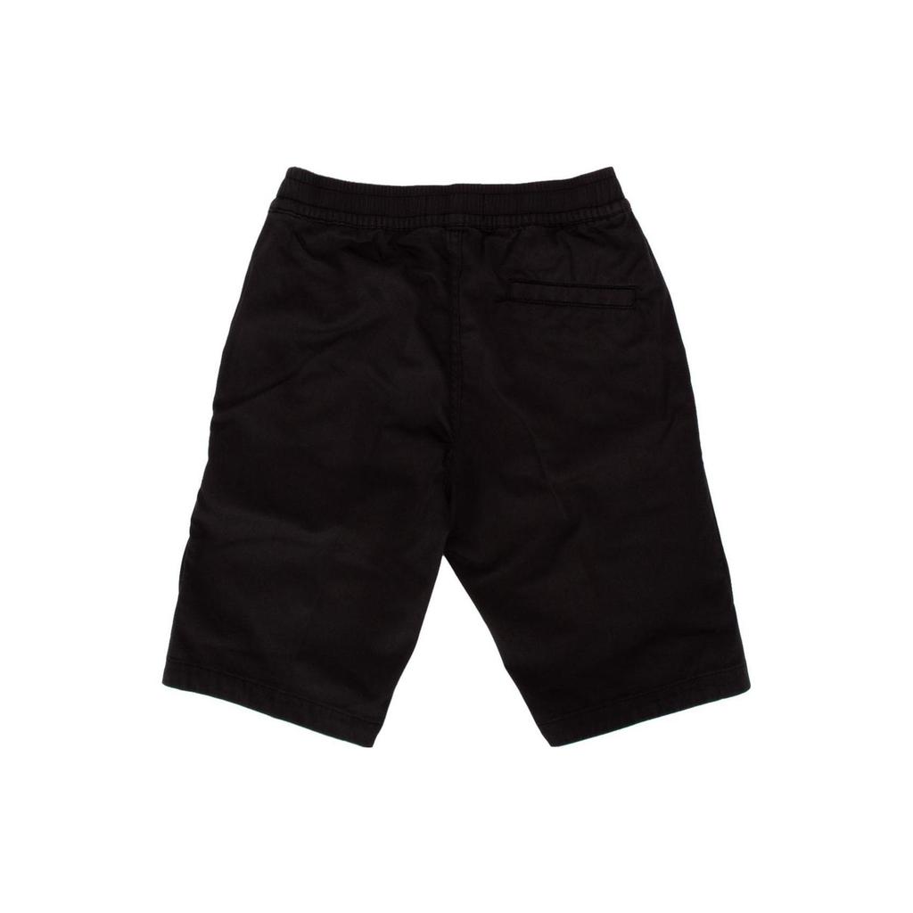 STONE ISLAND Logo Straight Leg Casual Shorts Kids Shorts Black 7816L0412-V0029