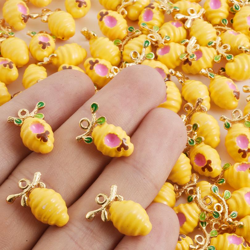 2pcs Different Style Fish Dog Ball Oil Drop Charms For Jewelry Making Necklace Keychain Decor Bulk Charm DIY Pendant Accessories