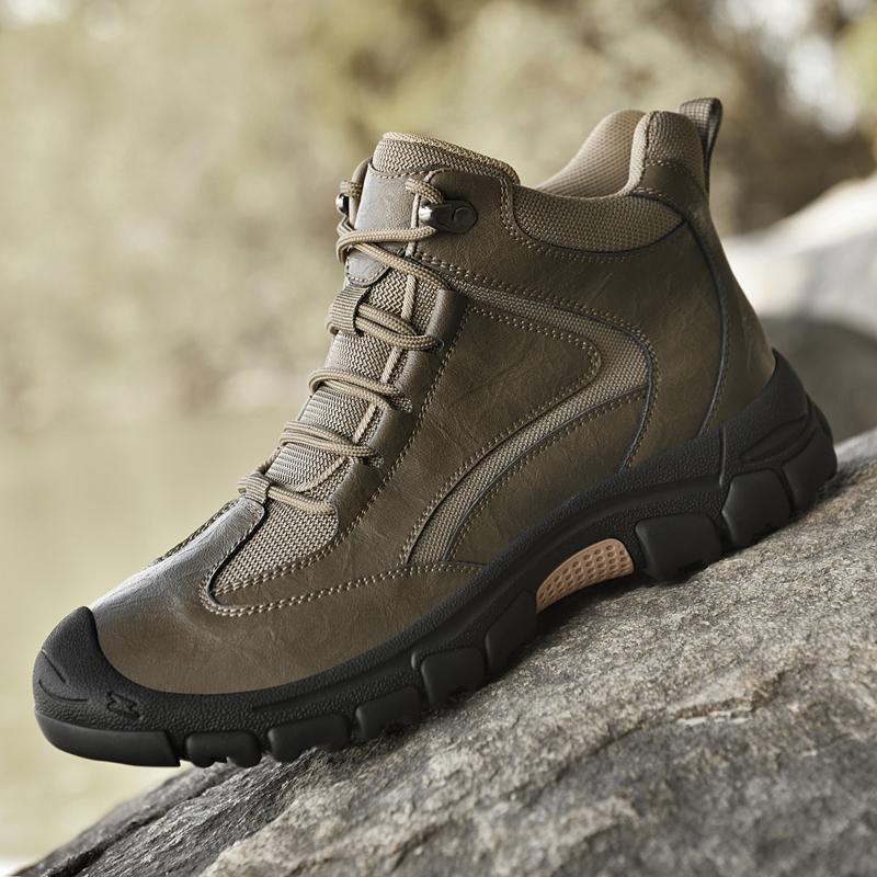 

Новые мужские ботинки для мотоциклетного туризма, водонепроницаемая обувь, высокие износостойкие мужские ботинки, удобная обувь для походов на открытом воздухе 44