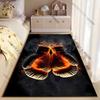 Fiery Confrontation Strength Power Energy Carpet Yoga Living Room Room Decor Children's Crawling Mat Doormat Area Rug