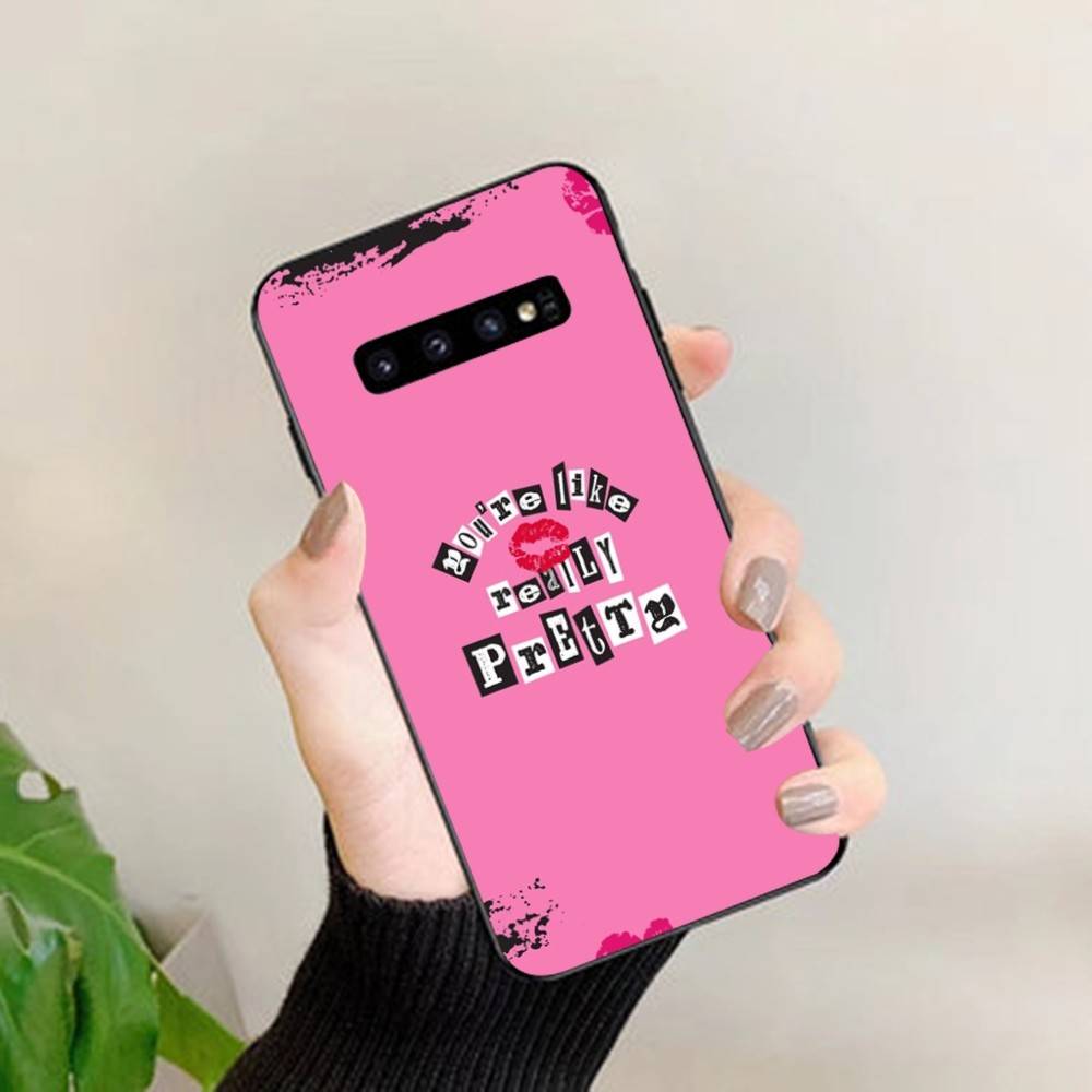 M-Mean Girls B-Burn Book Phone Case For Samsung S 24 Fe 25 Ultra Plus 20 Lite 21 30 22 23 24 22 Ultra 5G Fundas