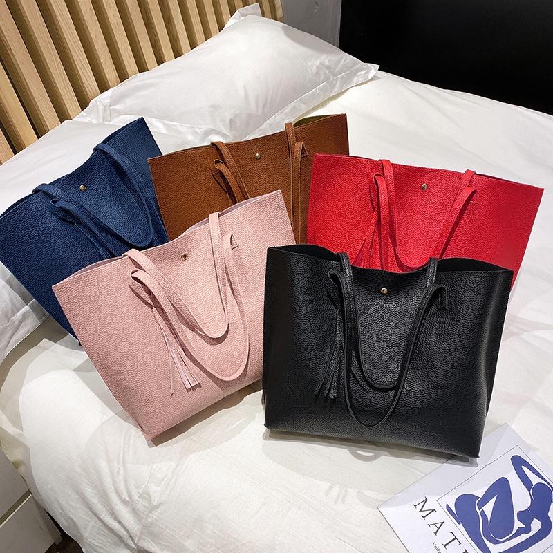 Large Capacity Fashionable Lion Ridge Women's Handbag Tote Bag With Street Style And High-end Feeling