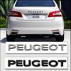 2026 Horká nálepka na auto 1ks Zadní kufr auta 3D emblém PEUGEOT Písmeno Nálepka Příslušenství Pro Peugeot 206 307 308 3008 207 208 407 4