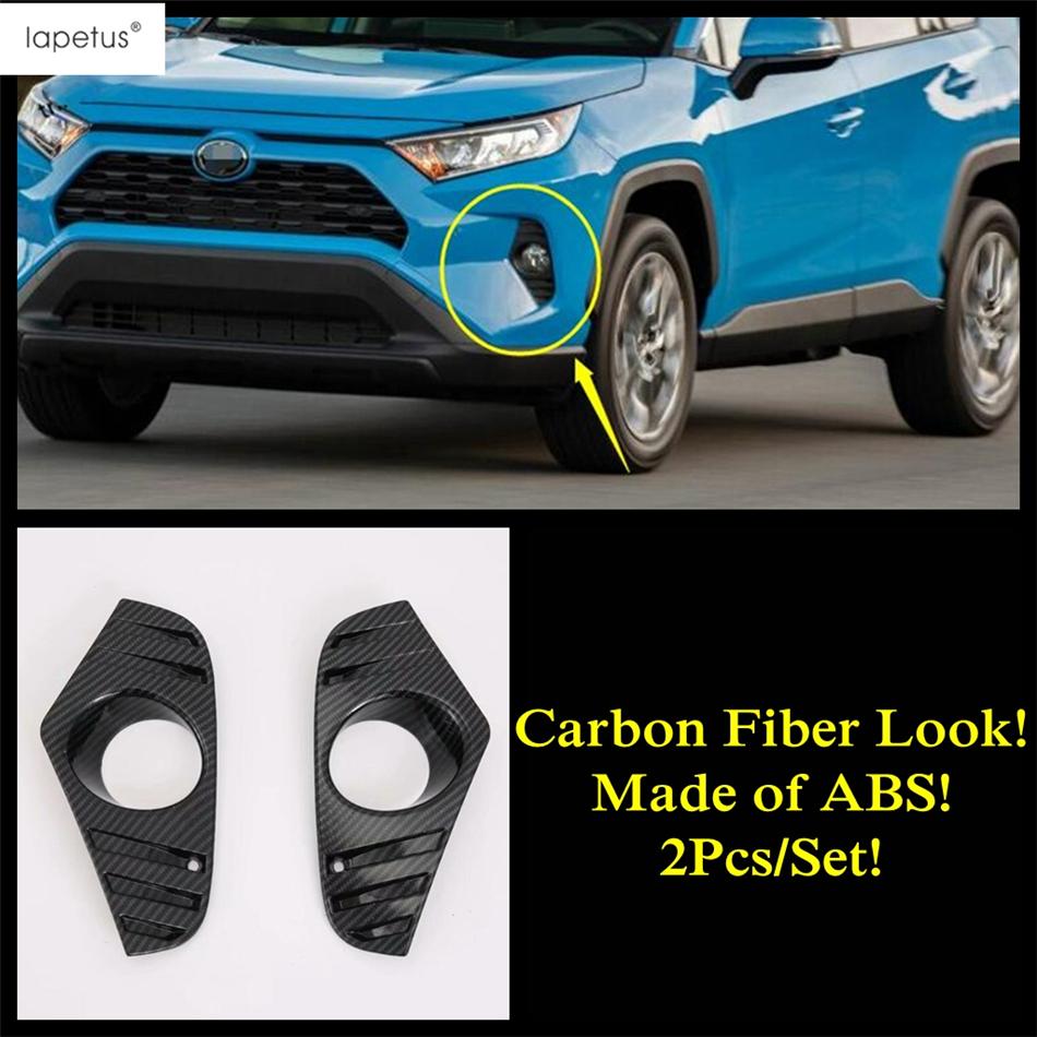 Car Front Fog  Lights Lamps Decoration Ring Circle Cover Trim For TOYOTA RAV4 RAV 4 XA50  - 2024 Chrome Accessories Exterior