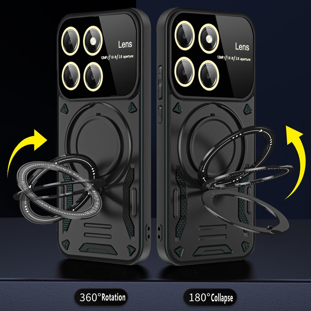 Armor Magsafe Wireless Charging Case For Xiaomi Mi 11T 12T 13T 14T Pro Mi 13 14 15 Pro Mi15 Ultra 5G Magnetic Ring Bracket Cover