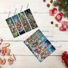 Christmas DIY Diamond Painting Bookmark with Pendants Creative Diamond Art Bookmark Set Multi Style Handmade Reading Bookmarks