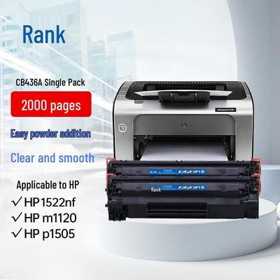 G&G 36A CB436A Compatible Black Toner Cartridge for HP/Canon Printers
