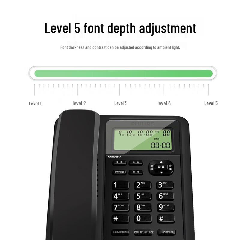 Philips CORD281A Corded Landline Phone
