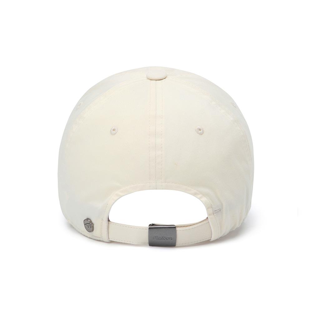 MALBON GOLF Malbon Basic Logo Script Cap Off White